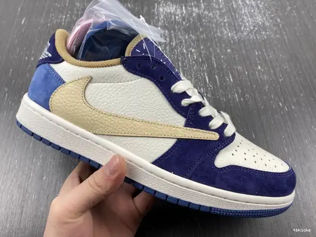 Reps TBK X JORDAN TRAVIS CUSTOM AIR 1 DM7866-808 SCOTT 0520
